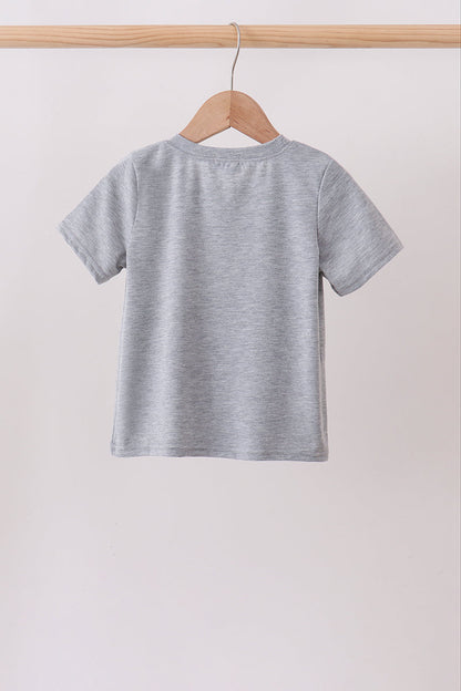 Gray Ship Applique Top