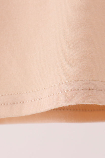 Khaki pumpkin applique top