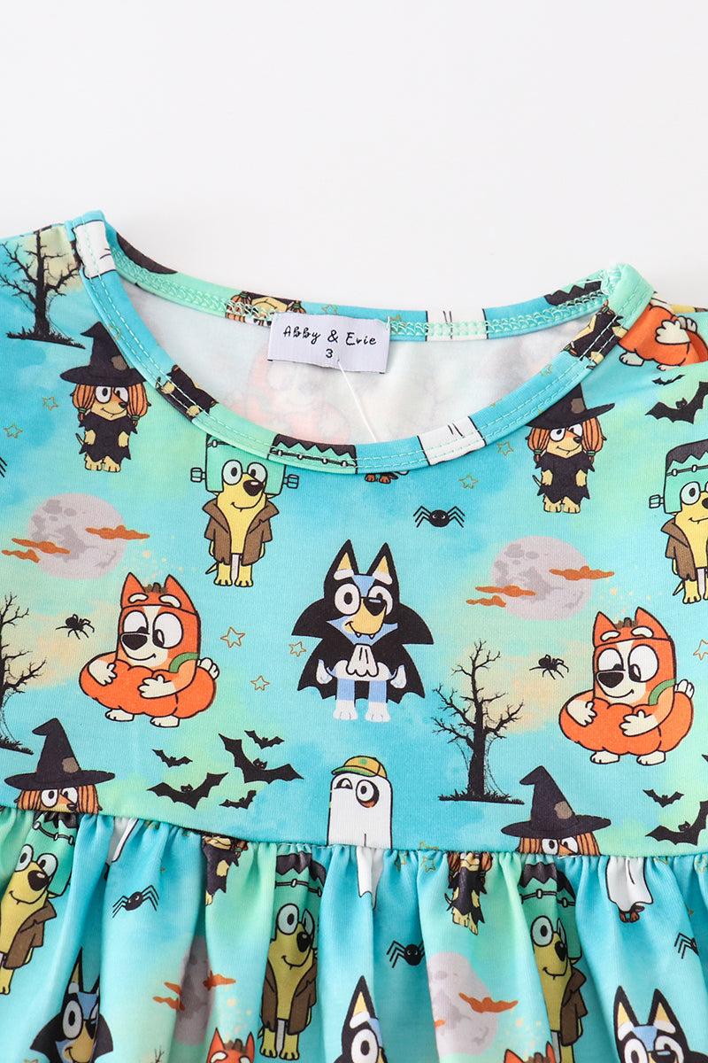 Halloween character print girl set