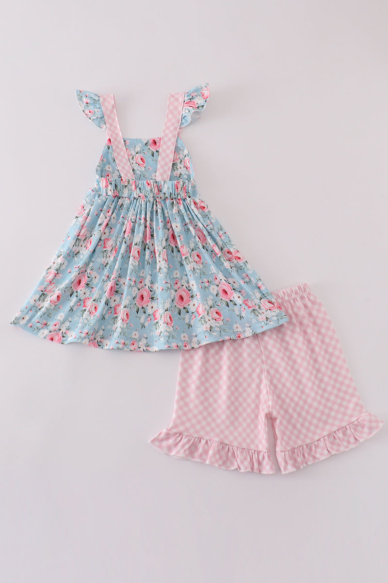 Petal perfection print girl set