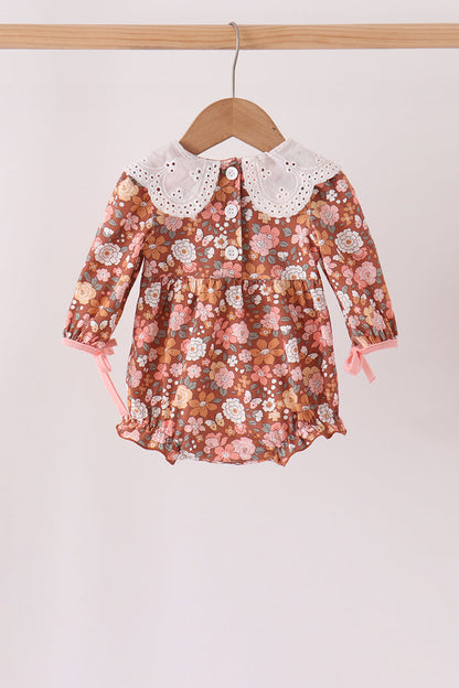 Floral Smocked Lace Bubble
