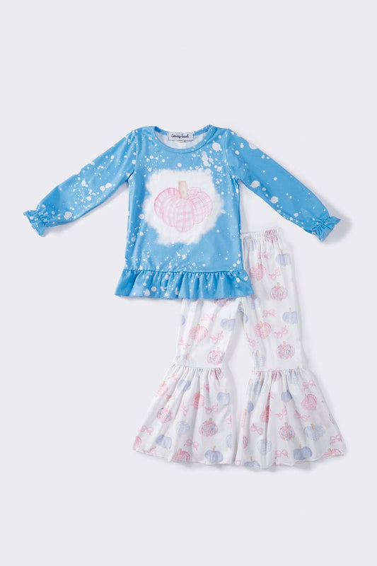 Blue pumpkin girl set