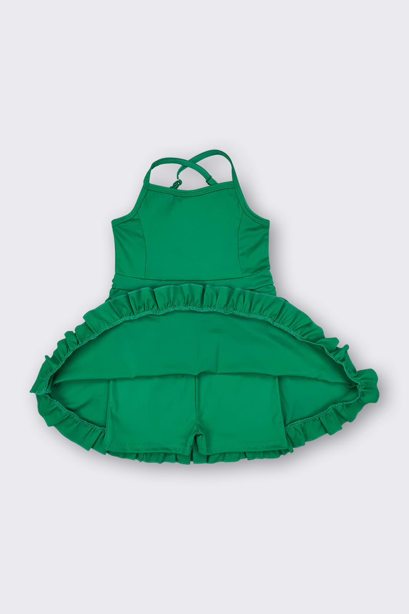 Green tennis dress