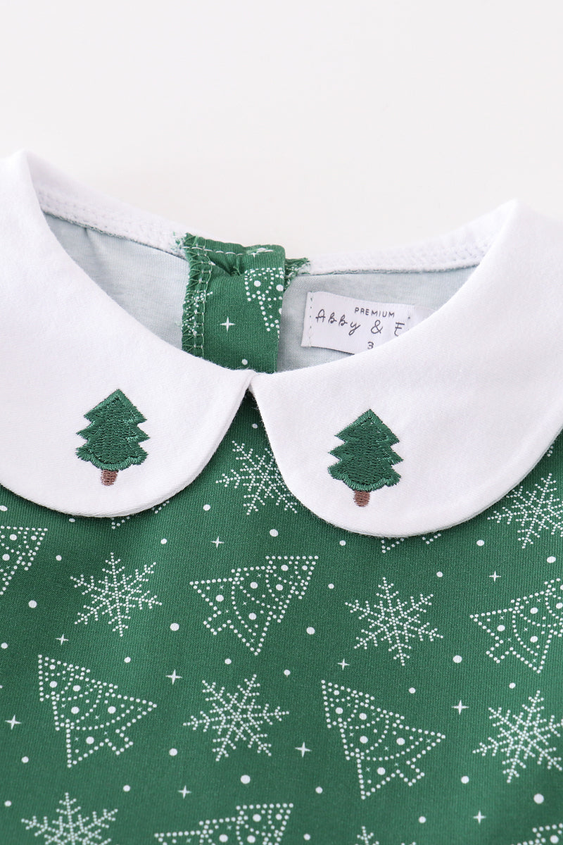 Premium Green christmas tree dress