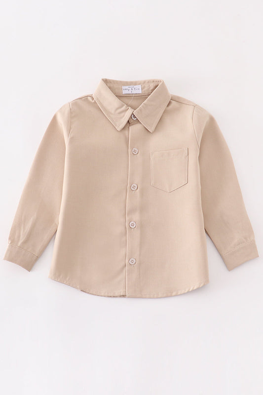 Premium Sand boy button down shirt