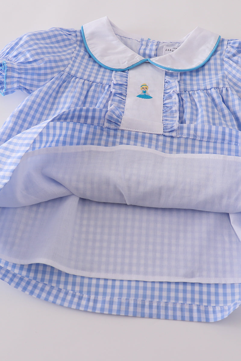 Blue princess pumpkin ruffle set