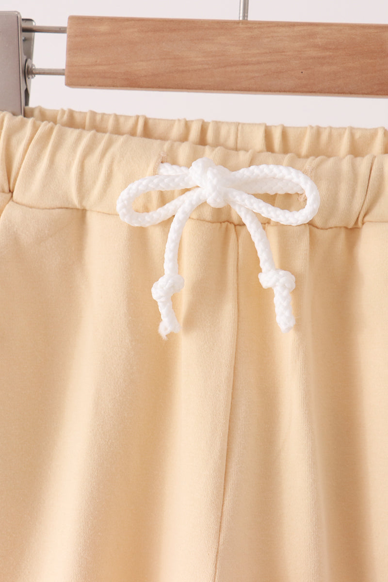 Apricot Drawstring Jogger