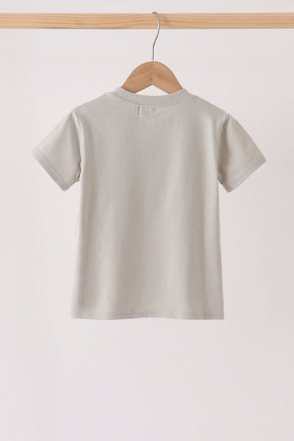 Gray Scarecrow Embroidery Top