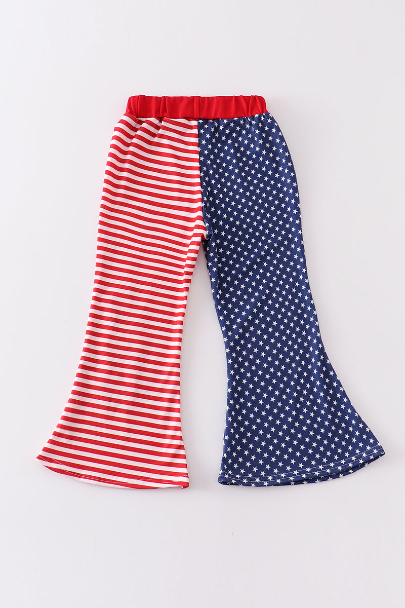 Patriotic star girl pants