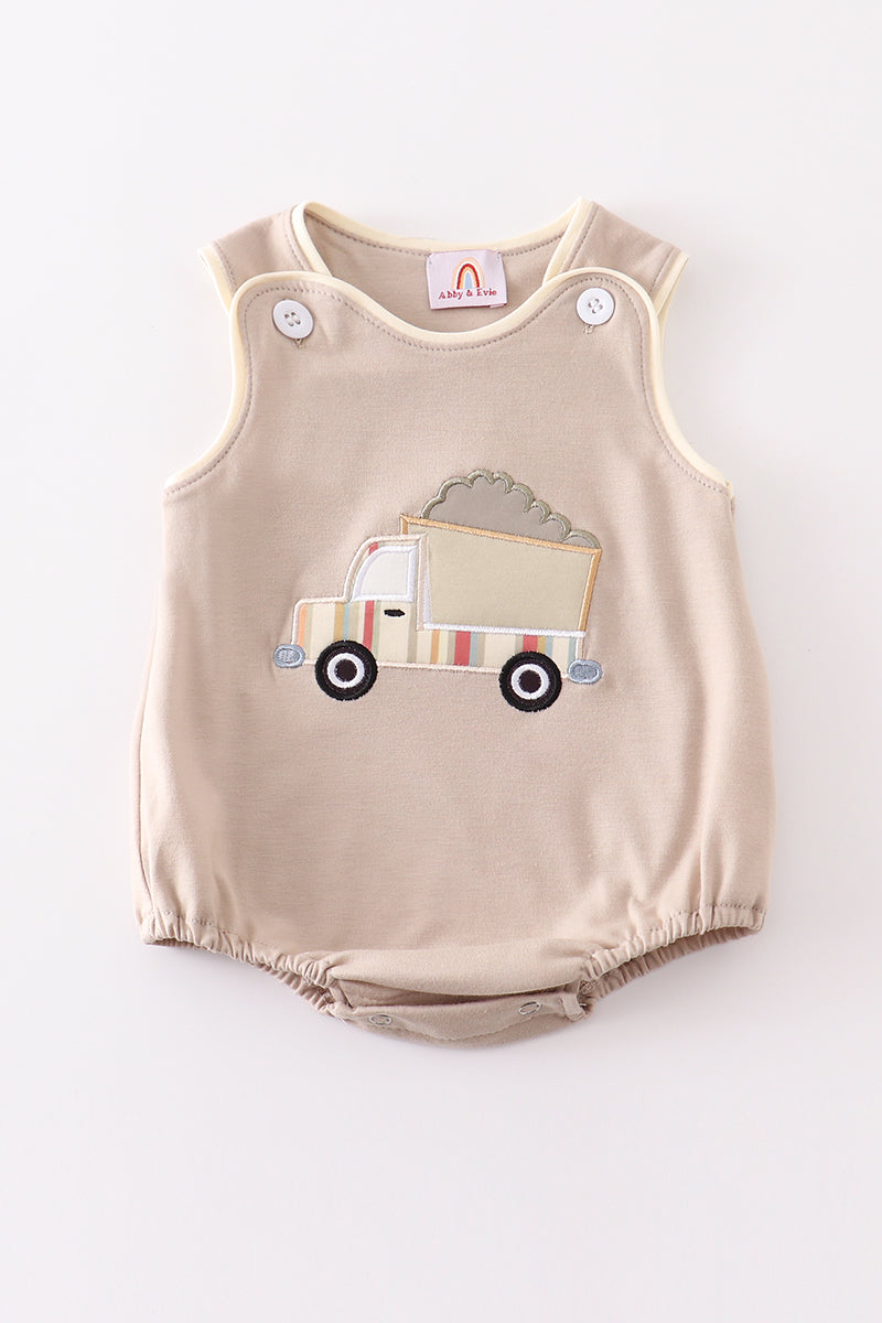 Khaki truck applique bubble