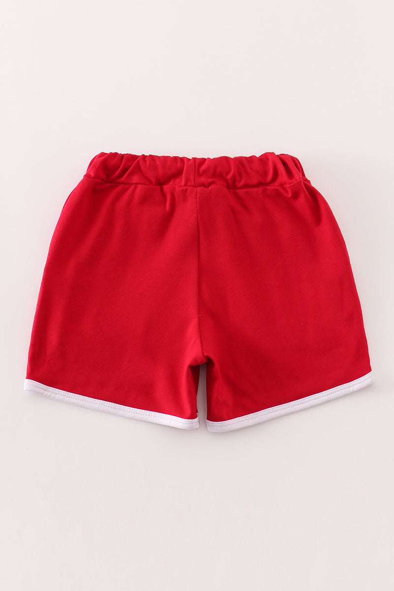 Maroon boy shorts