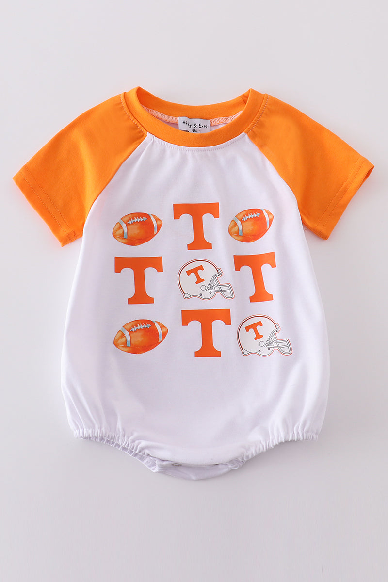 Tennessee football print boy bubble