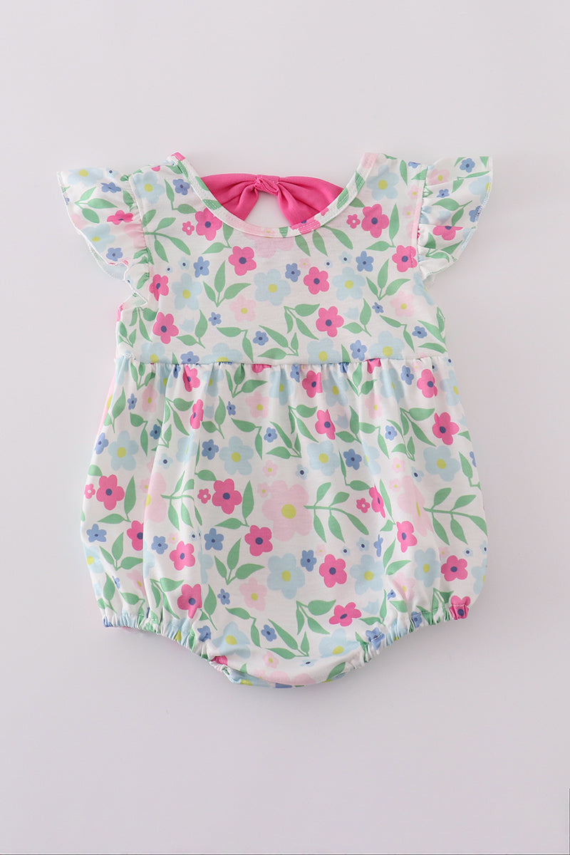 Meadow delight print girl bubble