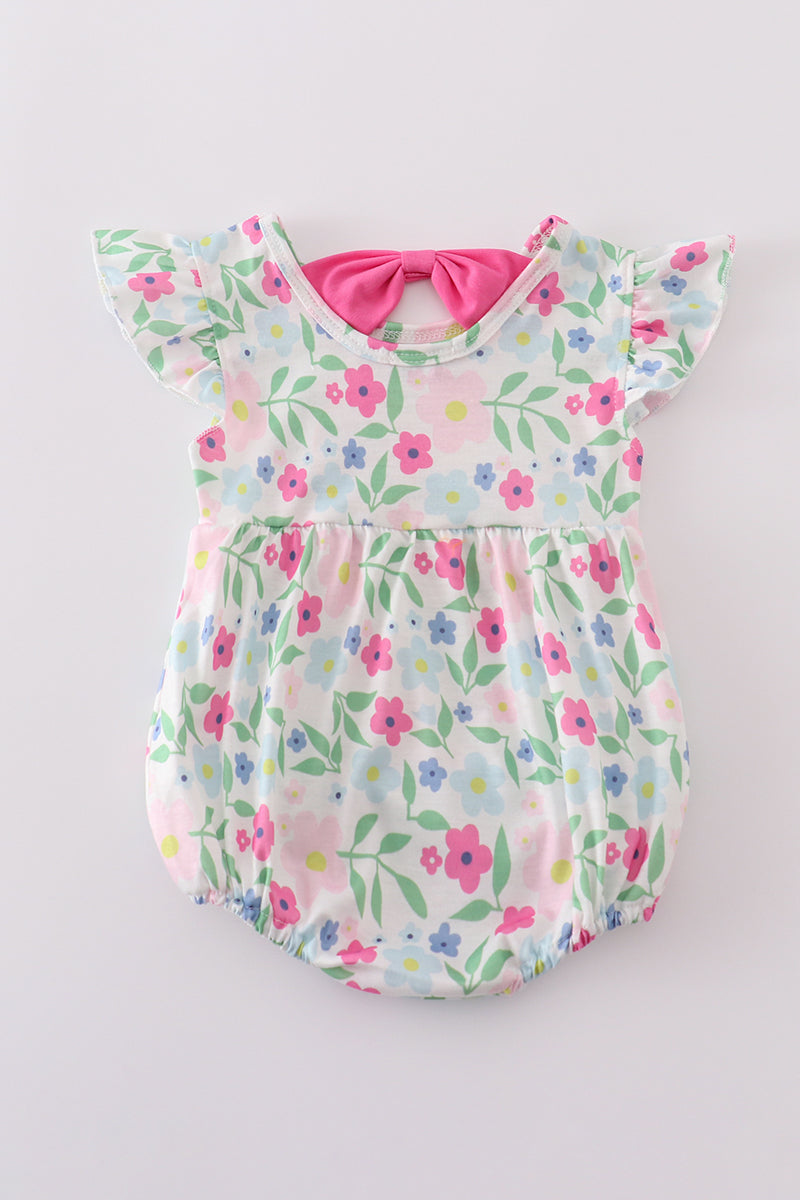 Meadow delight print girl bubble