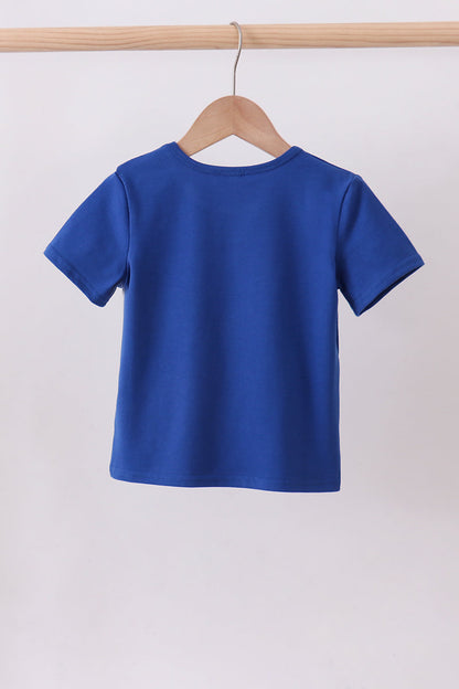 Blue 250 Years flag family top