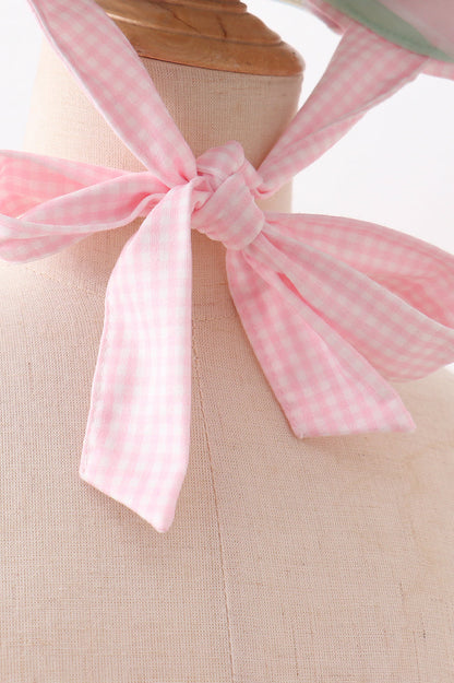Rainbow stripe bonnet