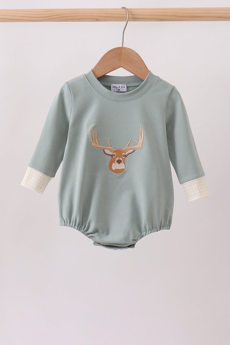 Sage Deer Embroidery Bubble