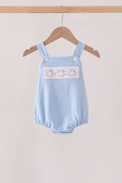Blue Pumpkin Embroidery Bubble