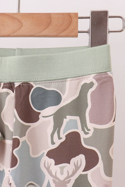 Camouflage Hunting Bamboo Pajama Set