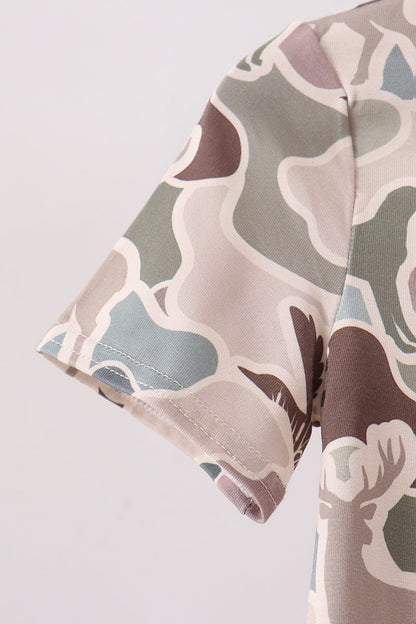 Camouflage Hunting Bamboo Pajama Set