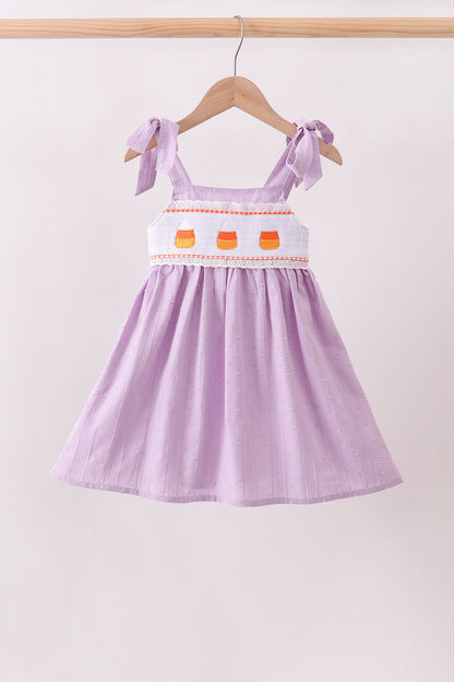 Purple Candy Smocked Dress
