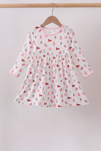 Pink Alabama Print Dress