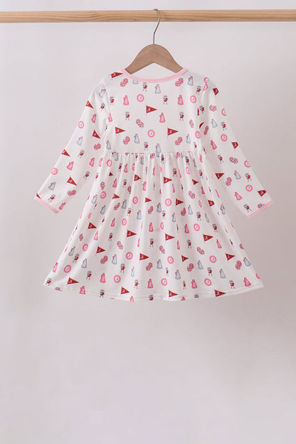 Pink Alabama Print Dress