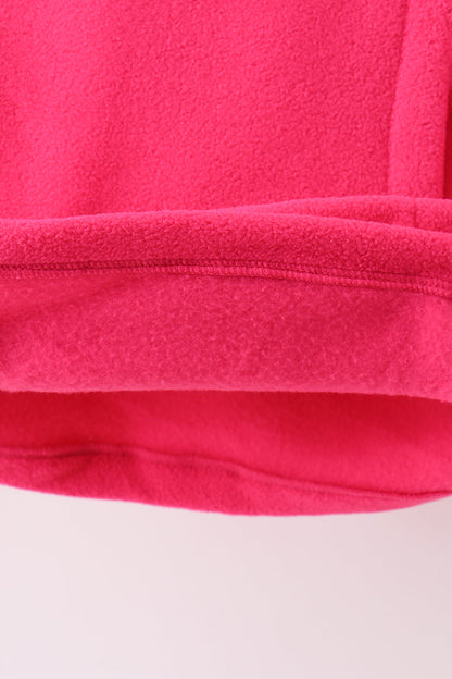 Magenta Fleece Bow Coat