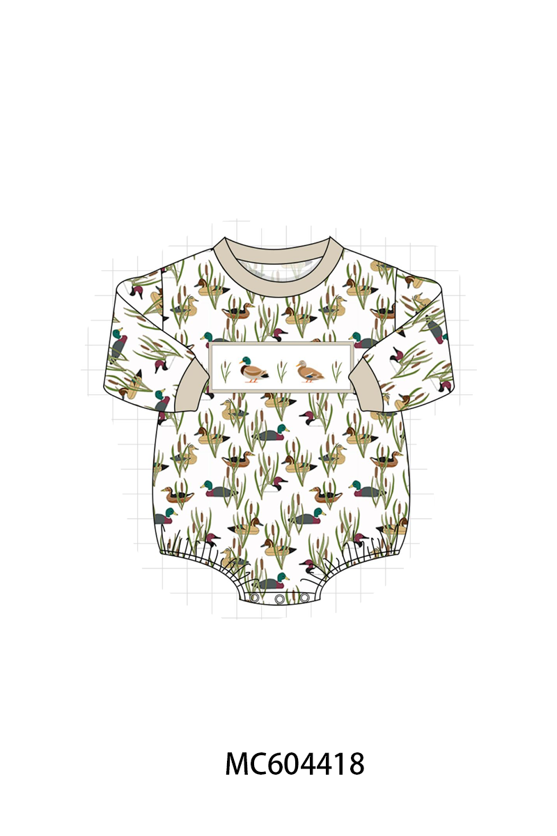 Duck embroidery bubble