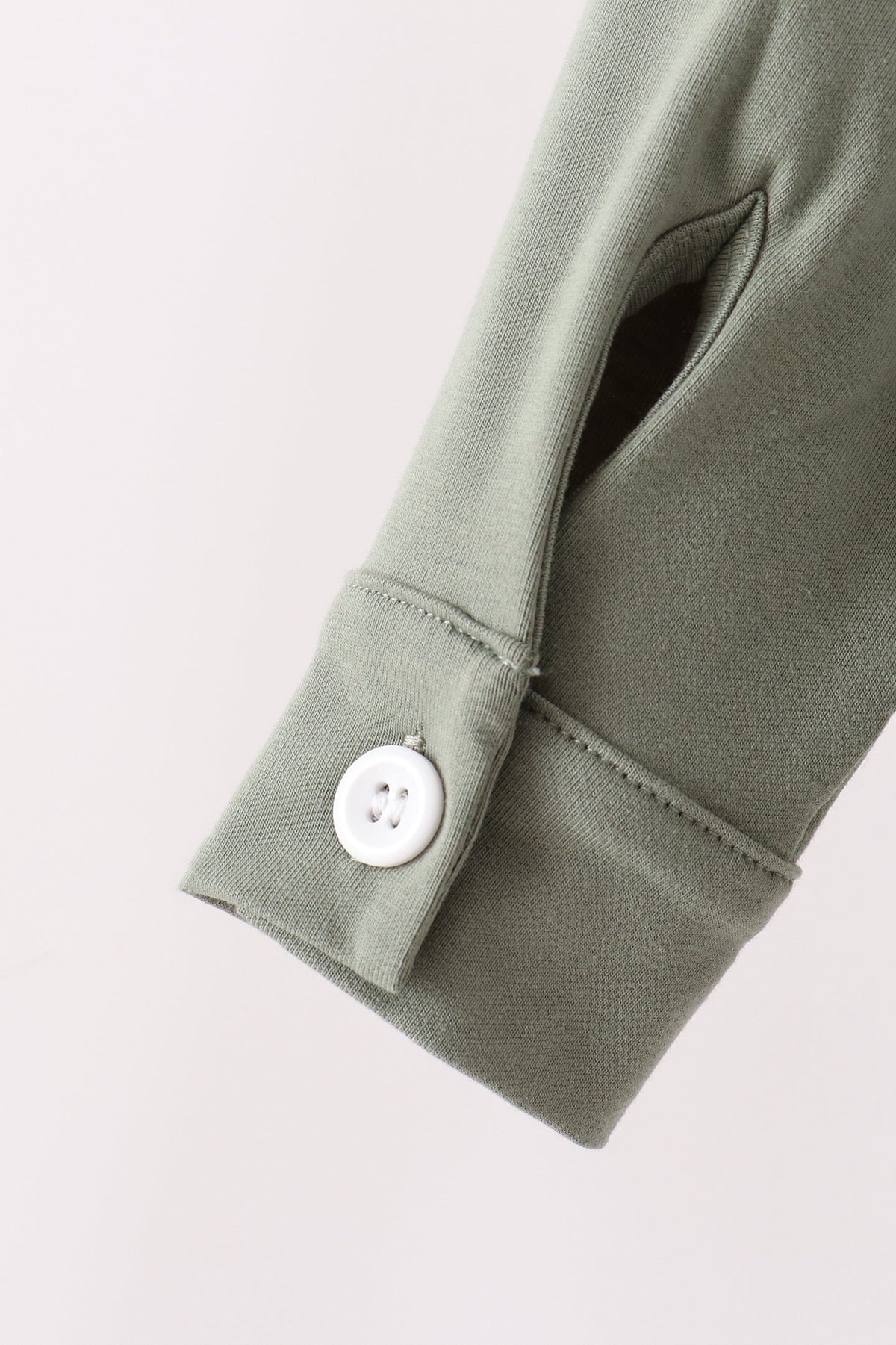 Green Pocket Button Down Shirt