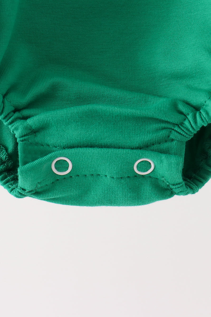 Green christmas tree applique bubble