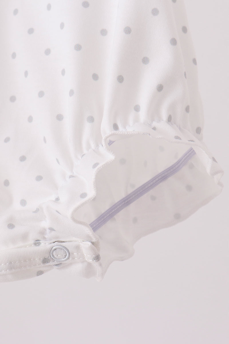 Pink Castle Applique Ruffle Bubble