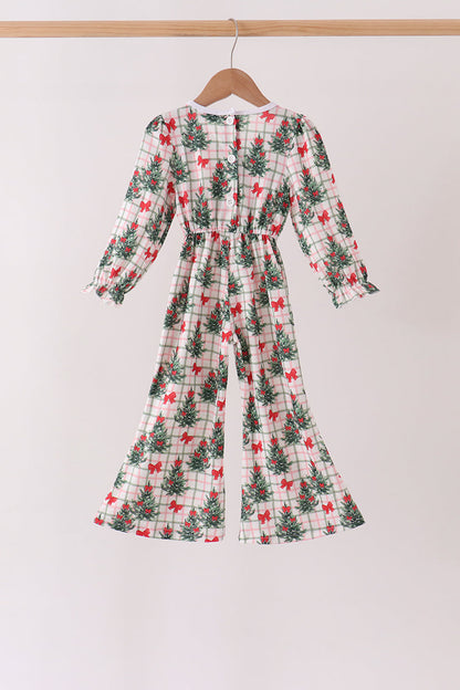Red Velvet Ruffle jumpsuit