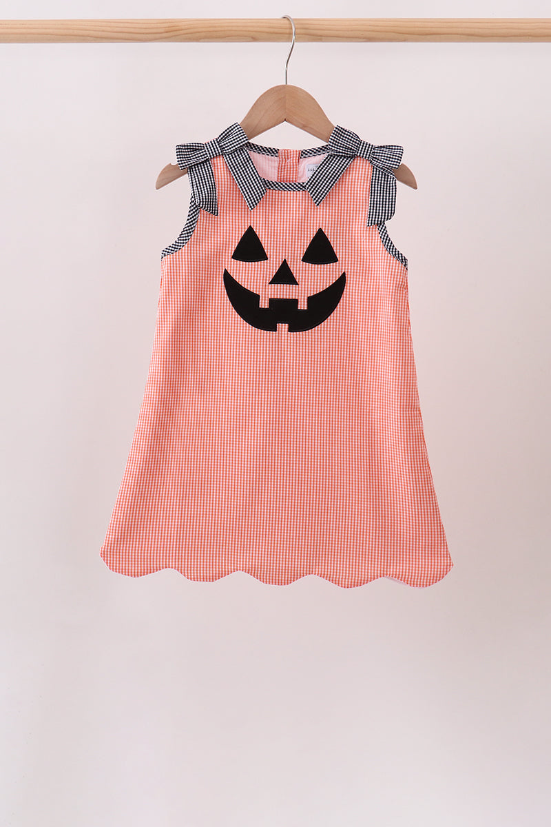 Orange Jack-O-Lantern Dress