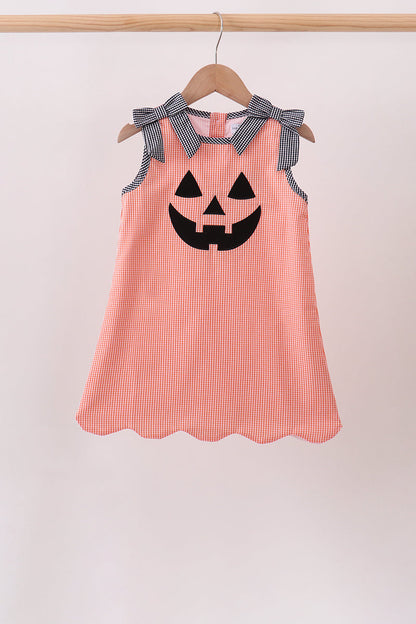 Orange Jack-O-Lantern Dress