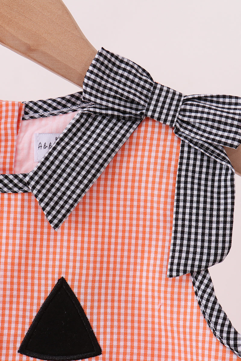 Orange Jack-O-Lantern Dress