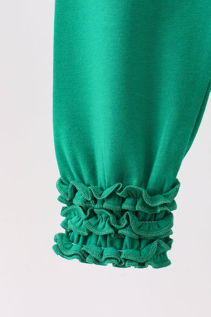 Forest icing ruffle pants