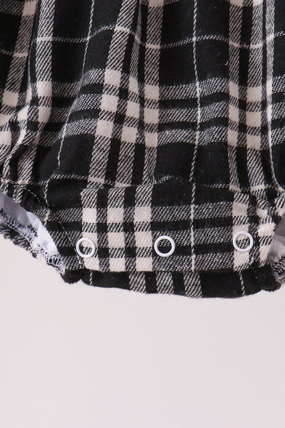 Black&white plaid bubble
